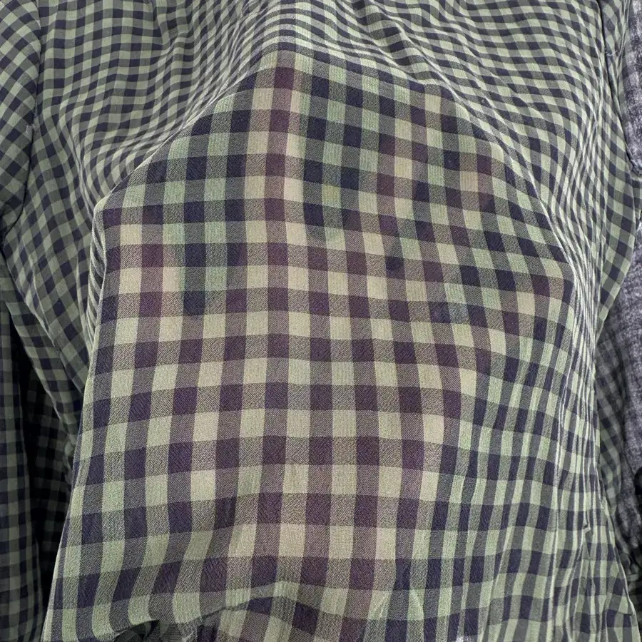 Vintage Gingham Smock Blouse