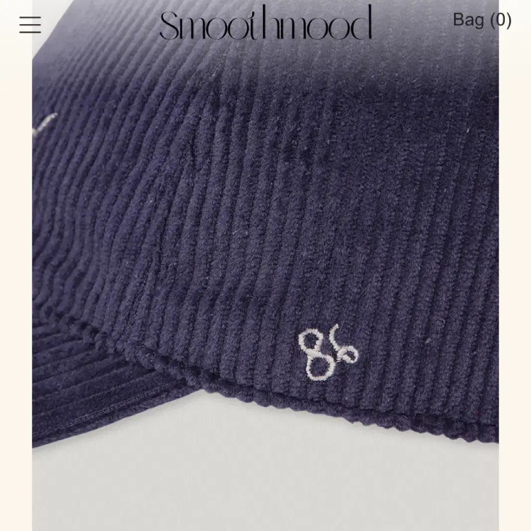 스무드무드 모자(Corduroy Logo Ball Cap)