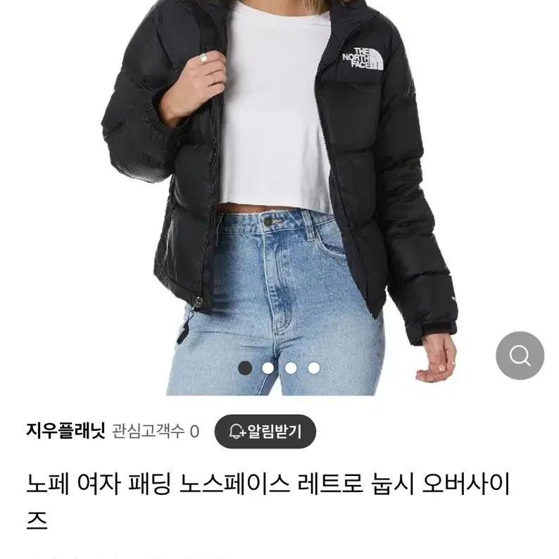 노스페이스 northface 눕시 패딩 (해외판)