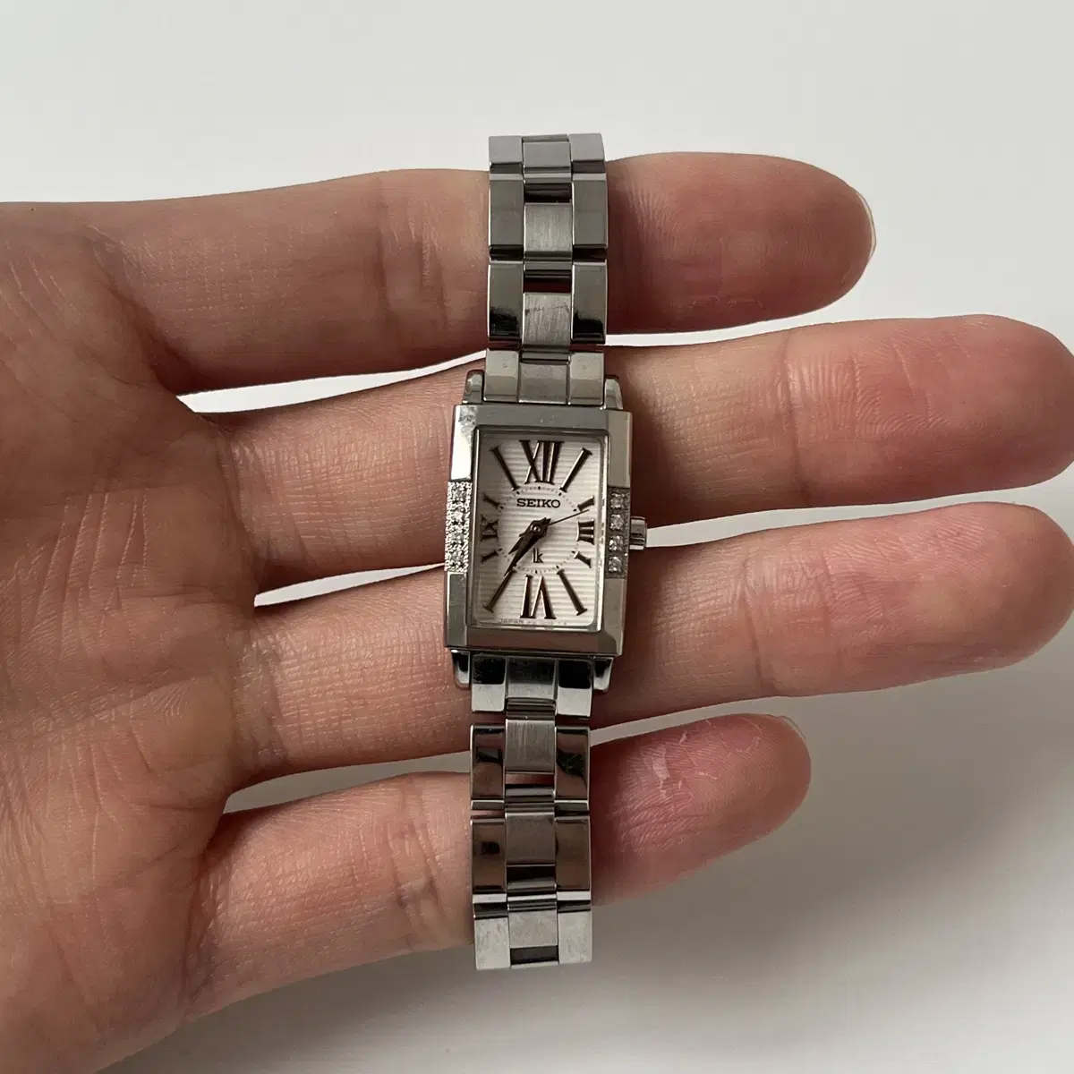 세이코-90s lk square roman ladies quartz