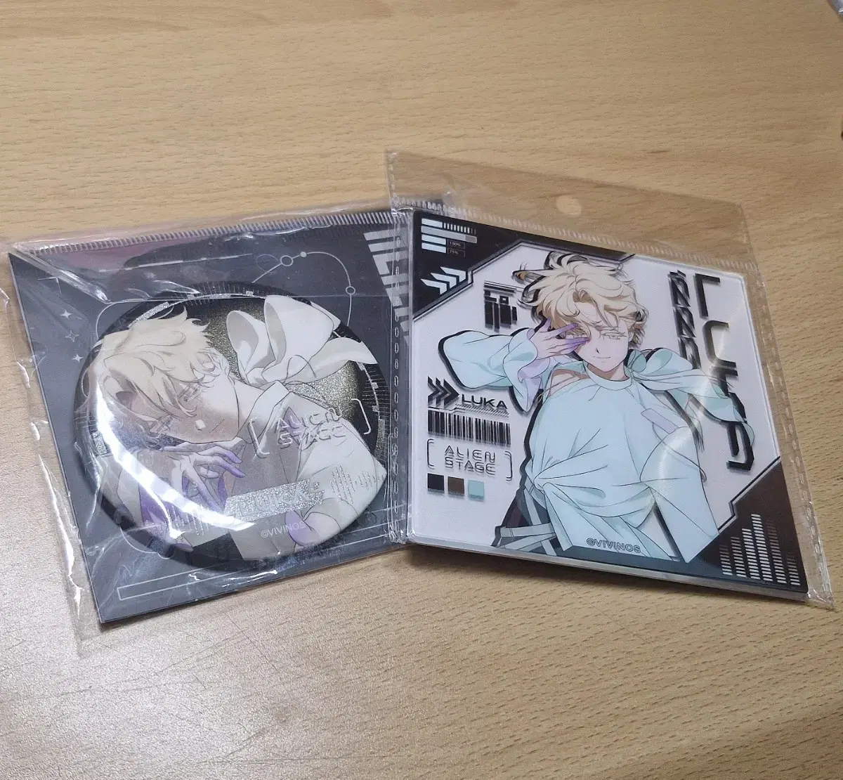 Half-priced Delivery) Alien Stage Ace Lewka Big Badge acrylic Coaster Wts