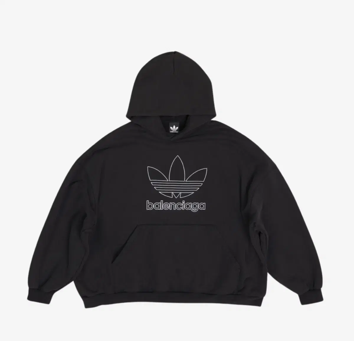 Balenciaga x Adidas Hoodie Large Fit Black 3 sizes