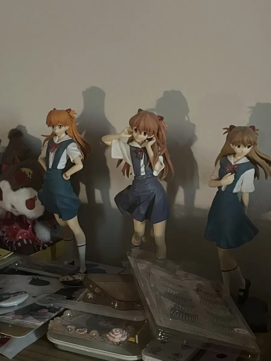 Evangelion Asuka Figure School Uniform Set for Sale