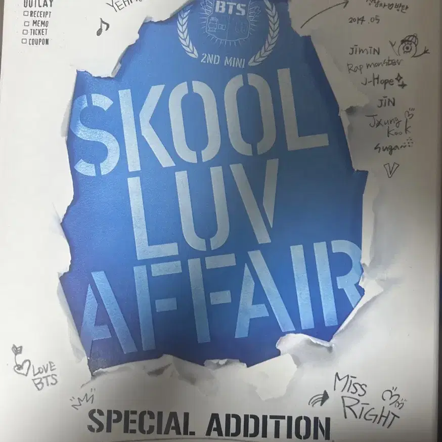 BTS 방탄 School Luv after 스페셜 에디션 dvd