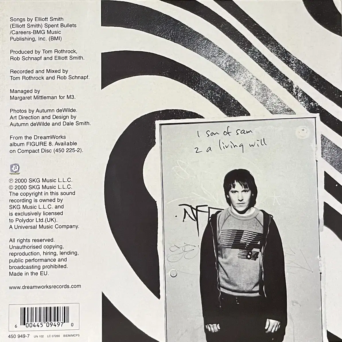 (7인치)엘리엇스미스Elliott Smith-Son Of Sam lp