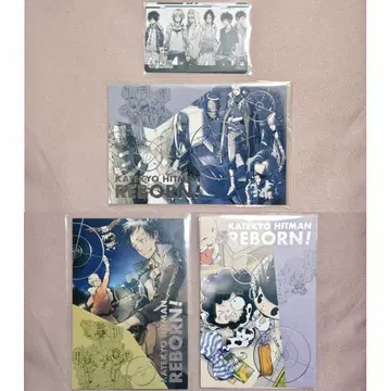 아마노 아키라 전시회 REBORN 엽서 마그넷 스티커 4종 세트