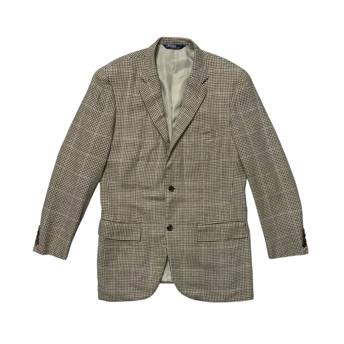 Polo Ralph Lauren Check Blazer Brown