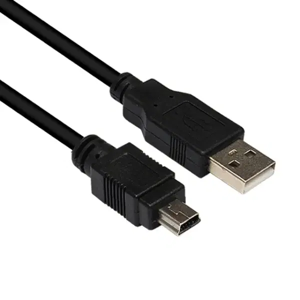 USB-A 2.0 to Mini 5핀 충전케이블 블랙/2m