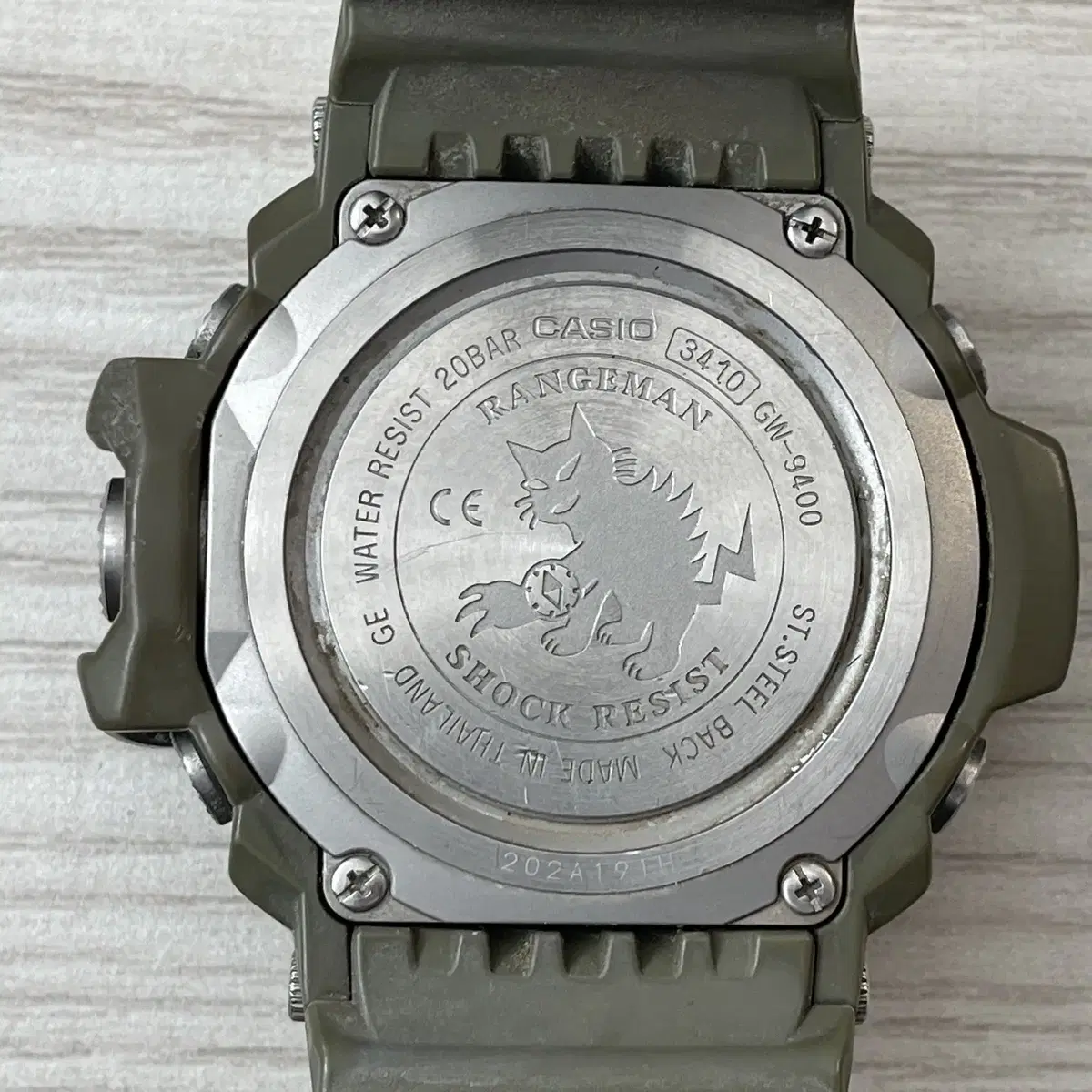 (지샥 브랜드 판매) G-SHOCK 지샥 레인지맨 카키 GW-9400