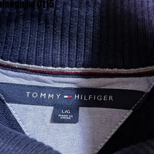 L/G TOMMY HILFIGER KNIT 타미힐피거 니트 집업