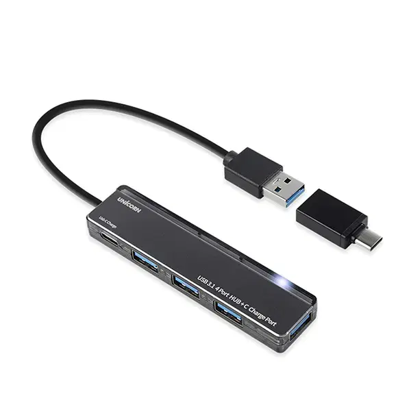 Type-C USB 3.1 멀티허브 (4포트 + LED표시)