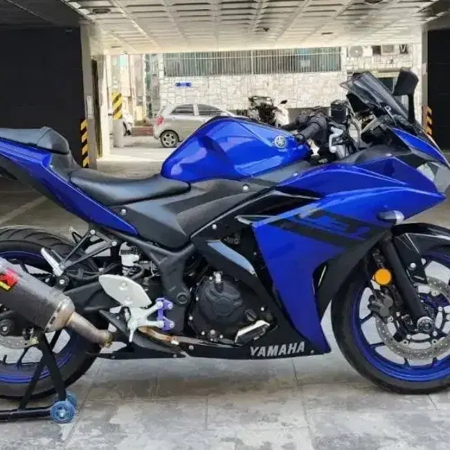 YAMAHA YZF-R3 18년식 아크라포빅 머플러