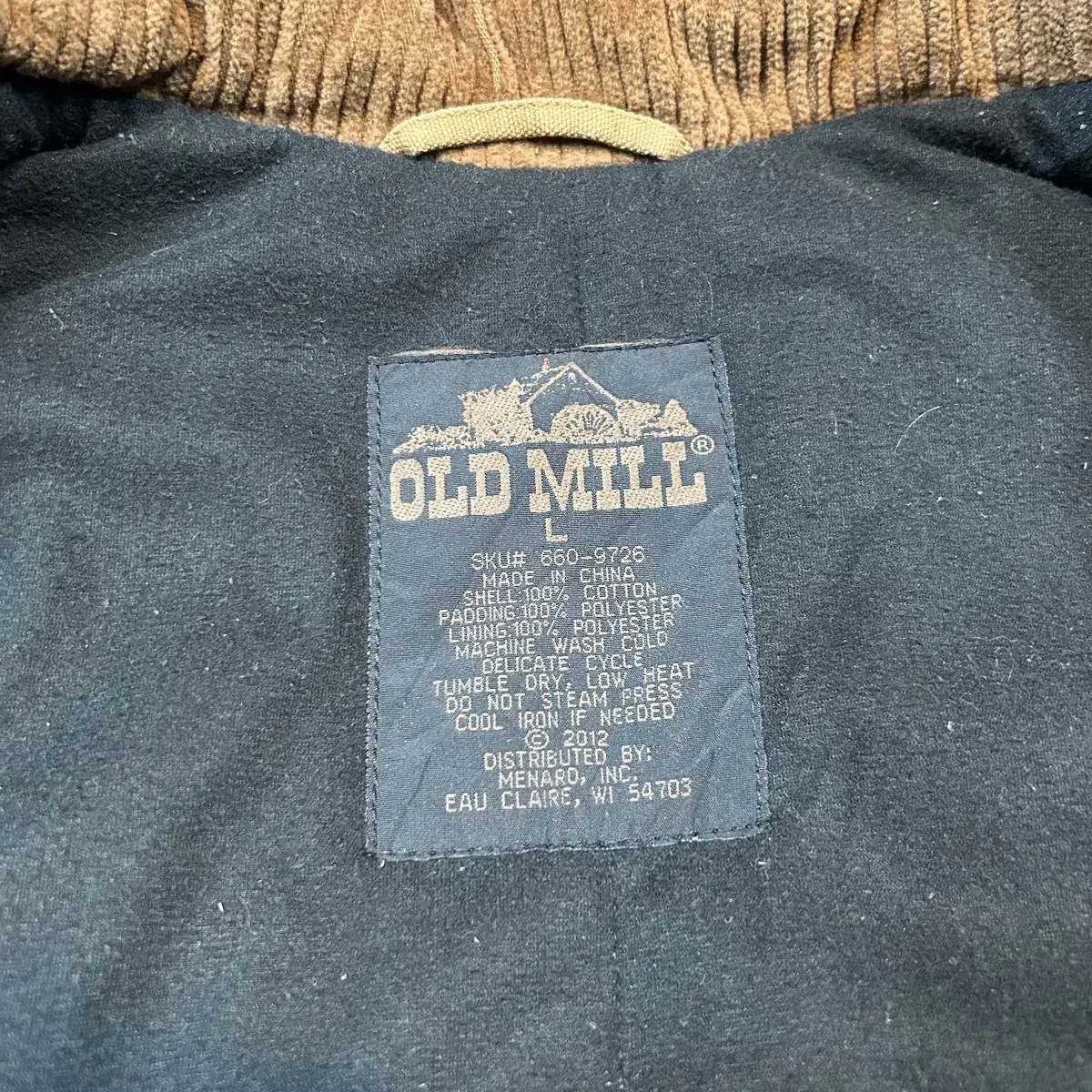 L) Old Mill USA 덕캔버스 워크웨어 조끼 베스트