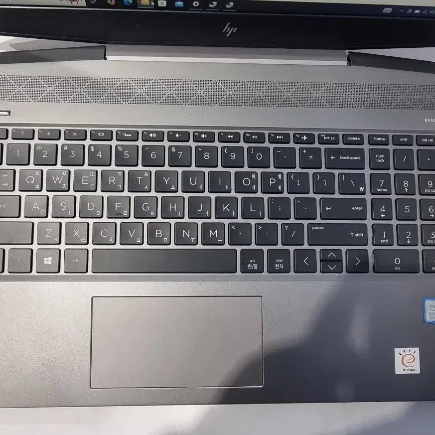 HP 그래픽작업용 노트북 i7 8750H 16G