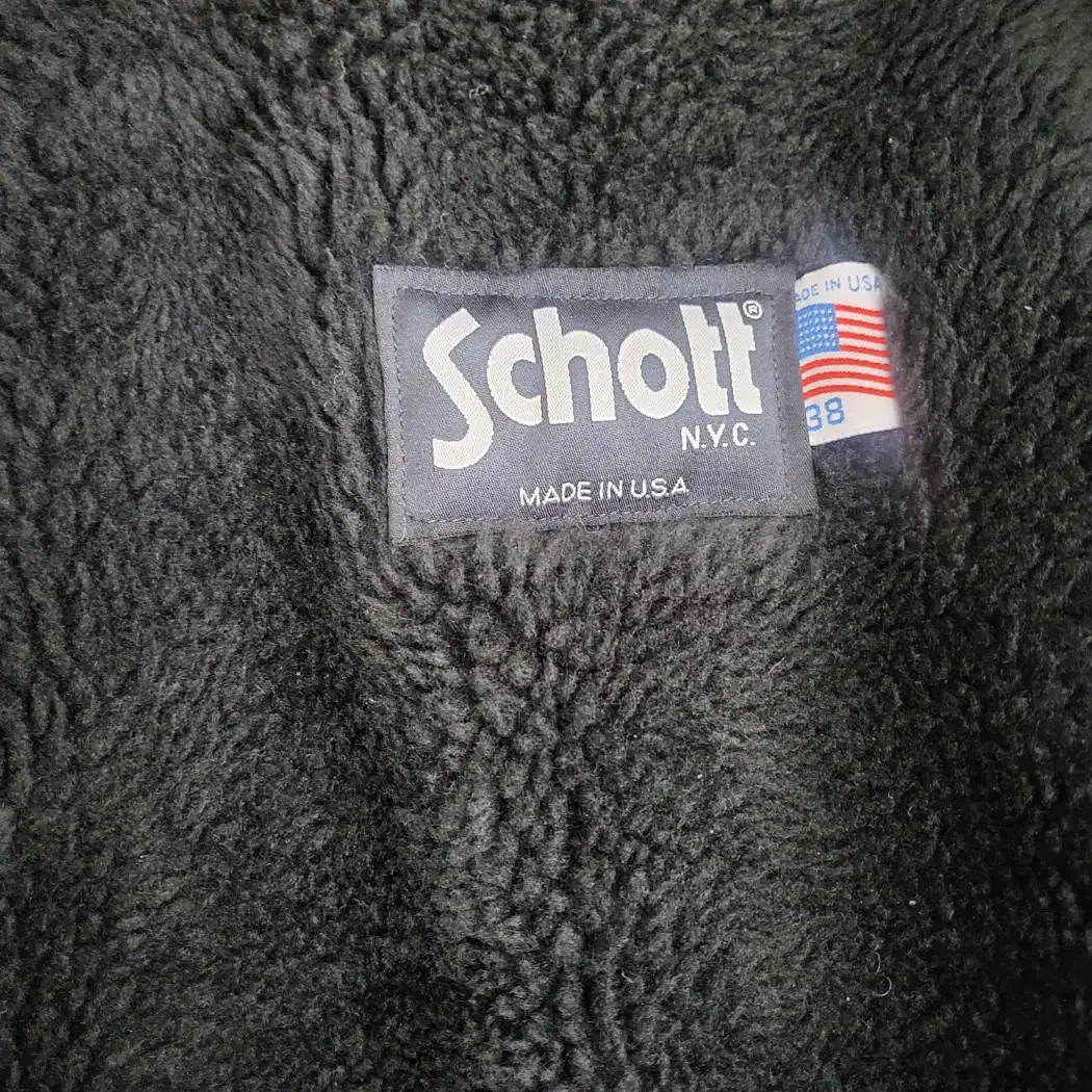 쇼트 Schott 스포츠 가죽 자켓 100-105사이즈