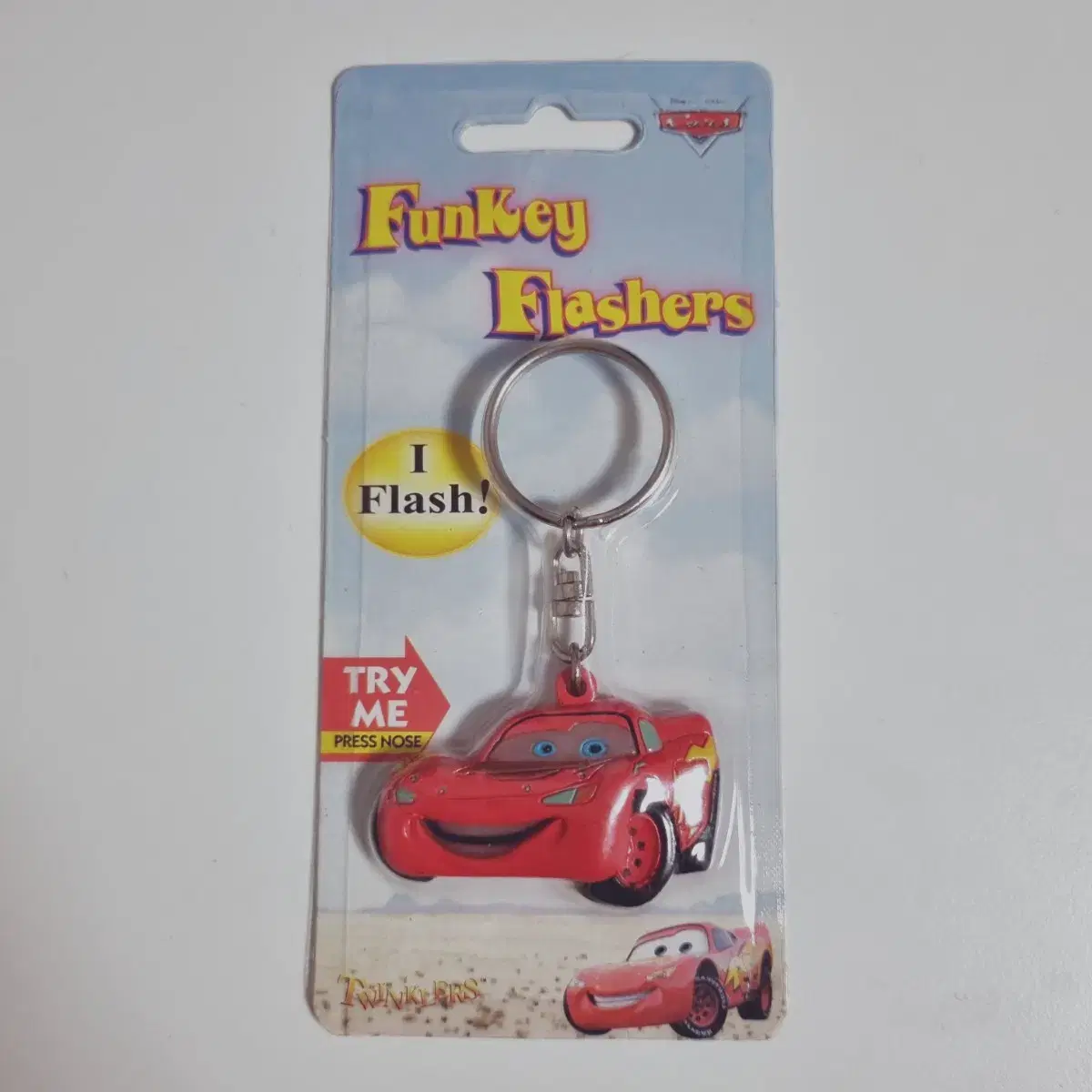 디즈니 Funkey Flashers 펀키 키링 자동차 빈티지 고전