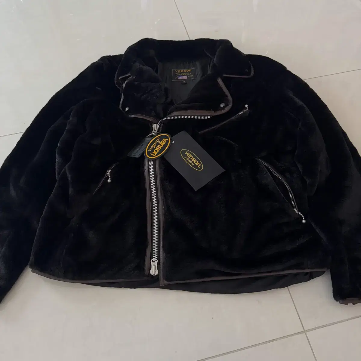 VANSON FUR JACKET 모피 자켓