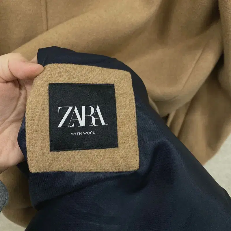 자라 ZARA 캐주얼 빅사이즈 모직 맥코트 110 S05123