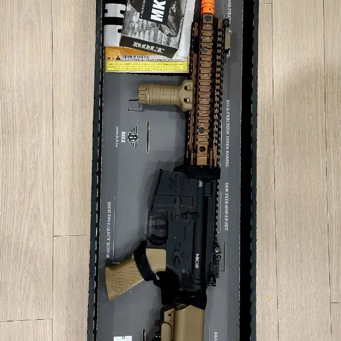 에어소프트 볼트 bolt 다니엘디펜스 mk18