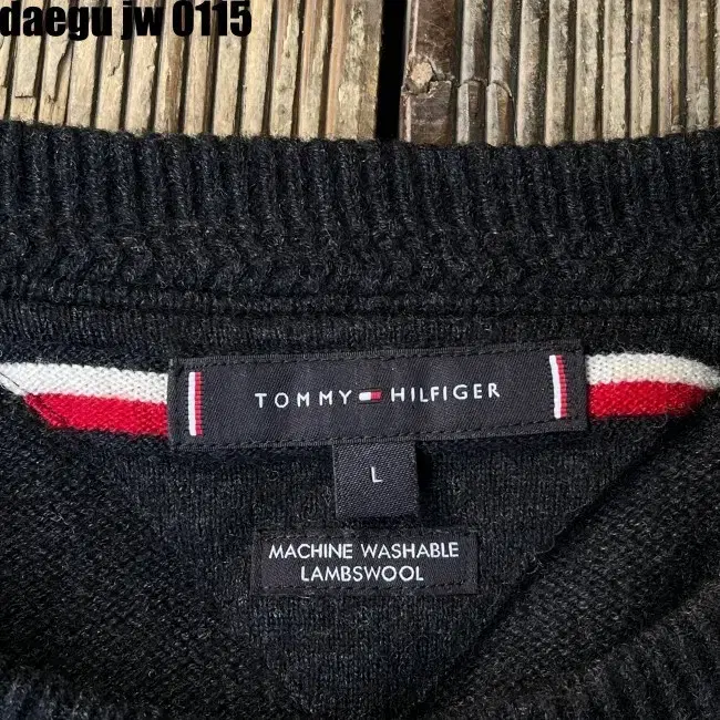 L TOMMY HILFIGER KNIT 타미힐피거 니트