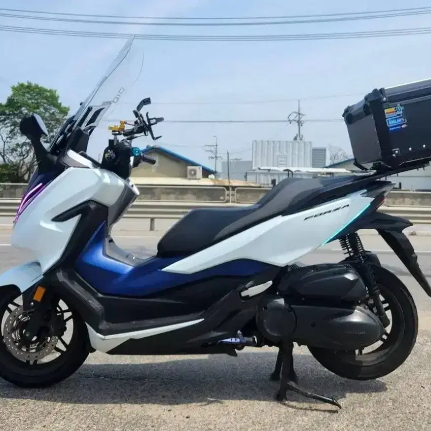 HONDA 포르자300 20년식 알루미늄 탑박스