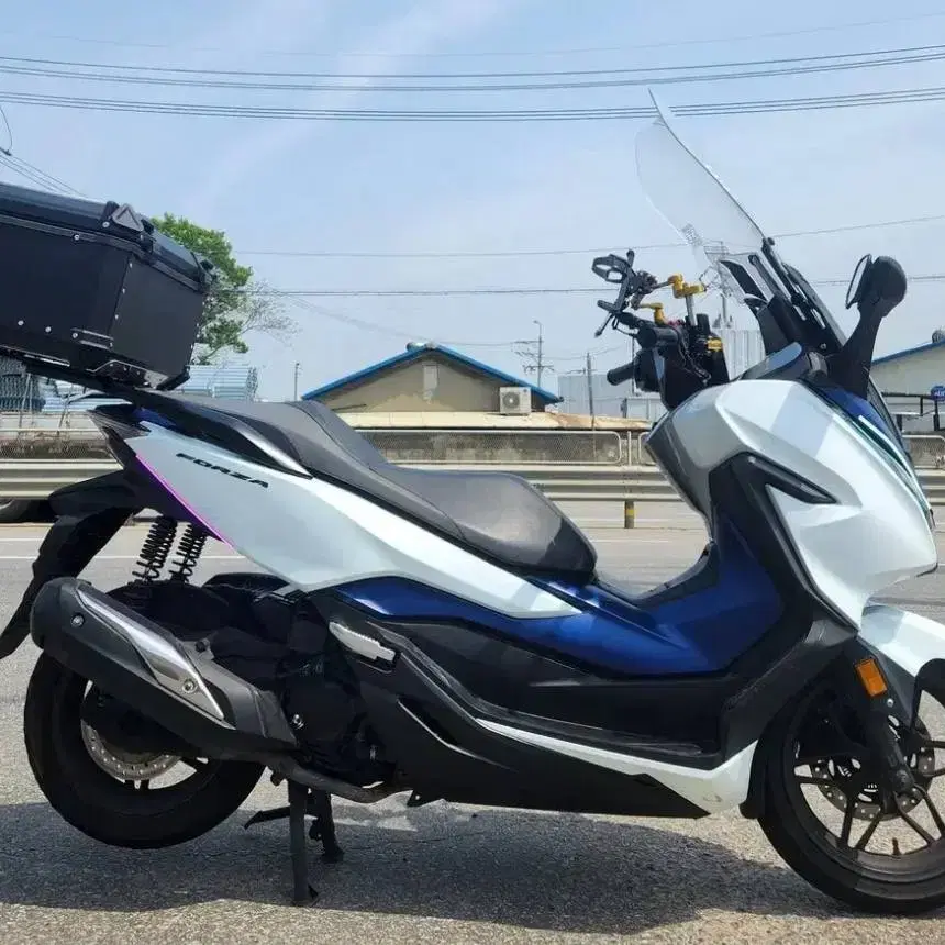 HONDA 포르자300 20년식 알루미늄 탑박스