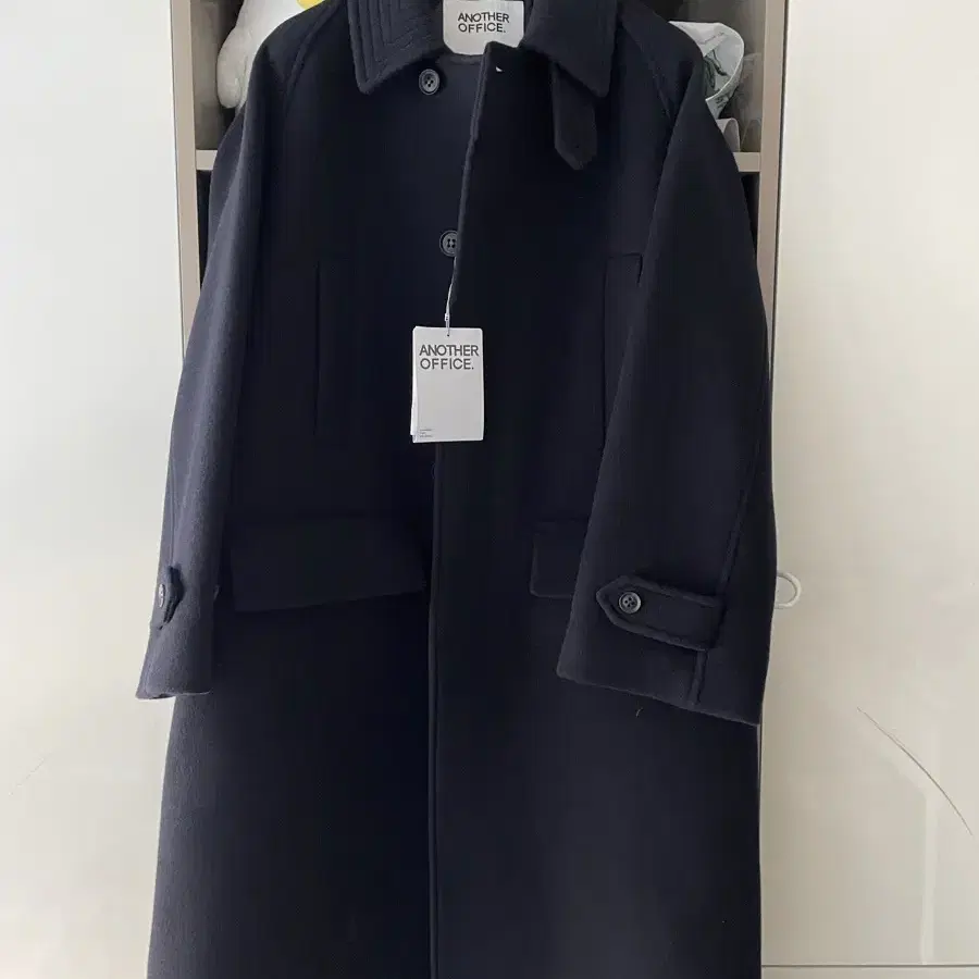 24AW Voyager Bold Balmacaan Coat (DARK N