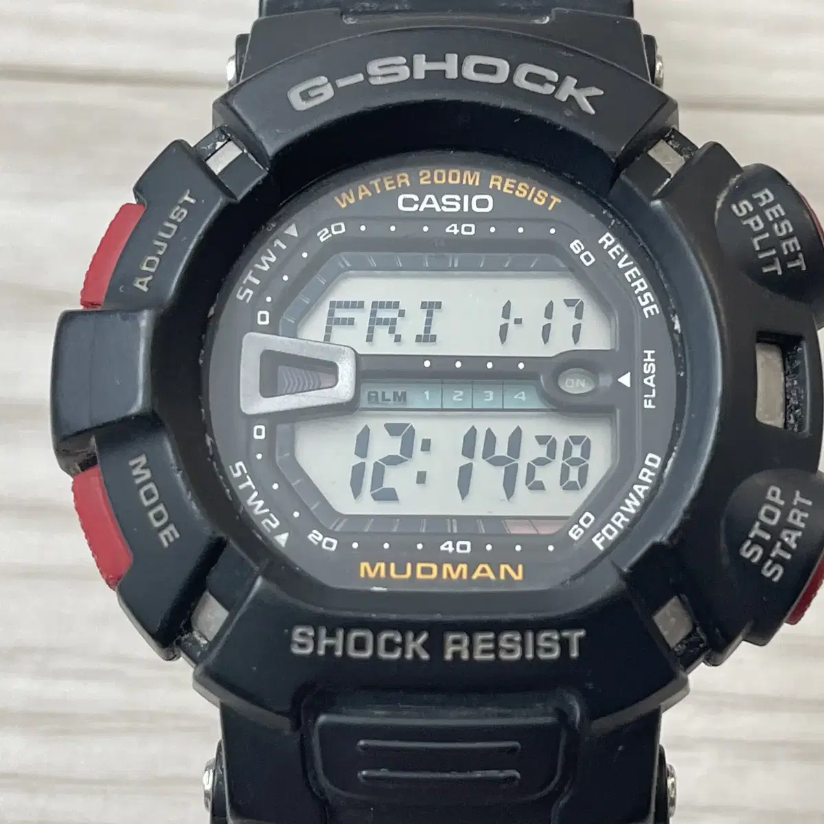 (지샥 브랜드 판매) G-SHOCK 머드맨 군인시계 검빨 G-9000