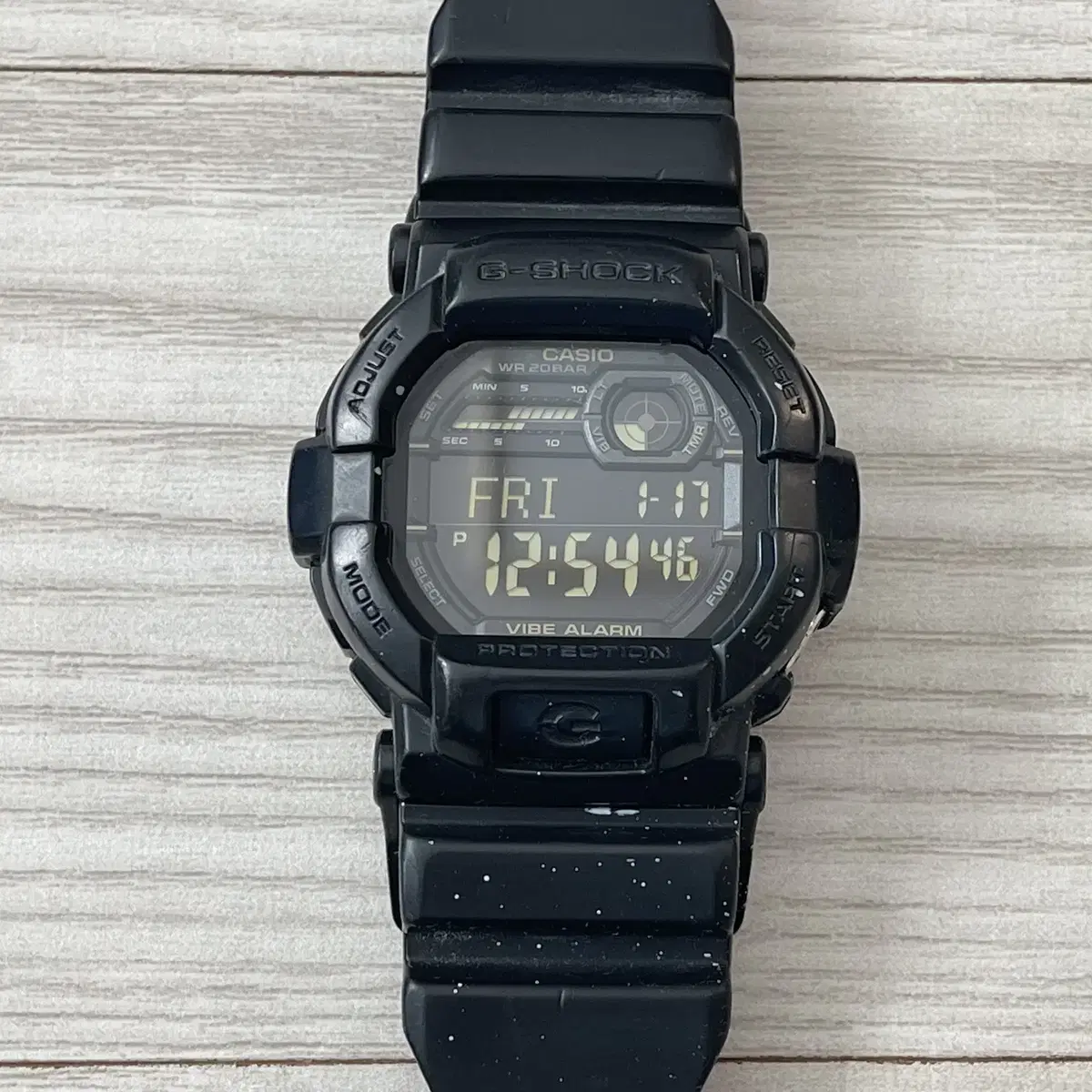 (지샥 브랜드 판매) G-SHOCK 진동알람 블랙 GD-350