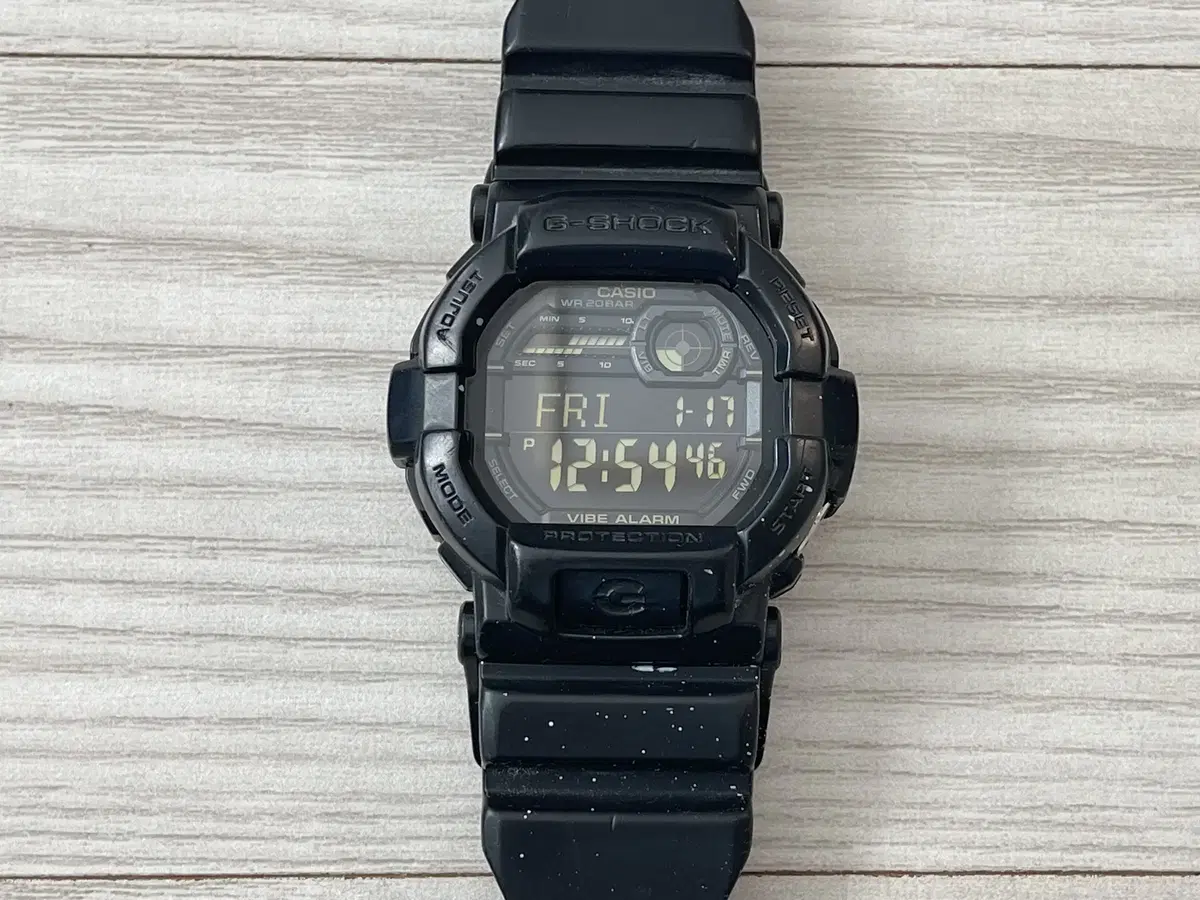 (지샥 브랜드 판매) G-SHOCK 진동알람 블랙 GD-350