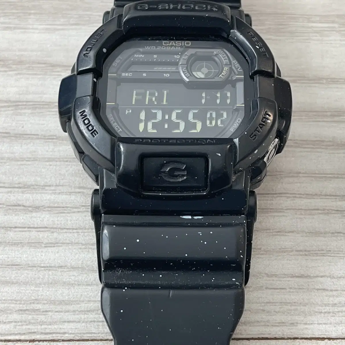 (지샥 브랜드 판매) G-SHOCK 진동알람 블랙 GD-350