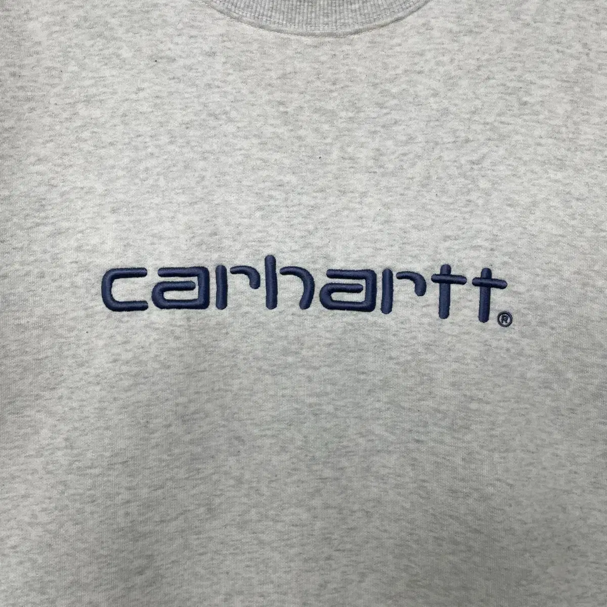 칼하트 Carhartt wip 스펠 자수 로고 크루넥 맨투맨 헤더