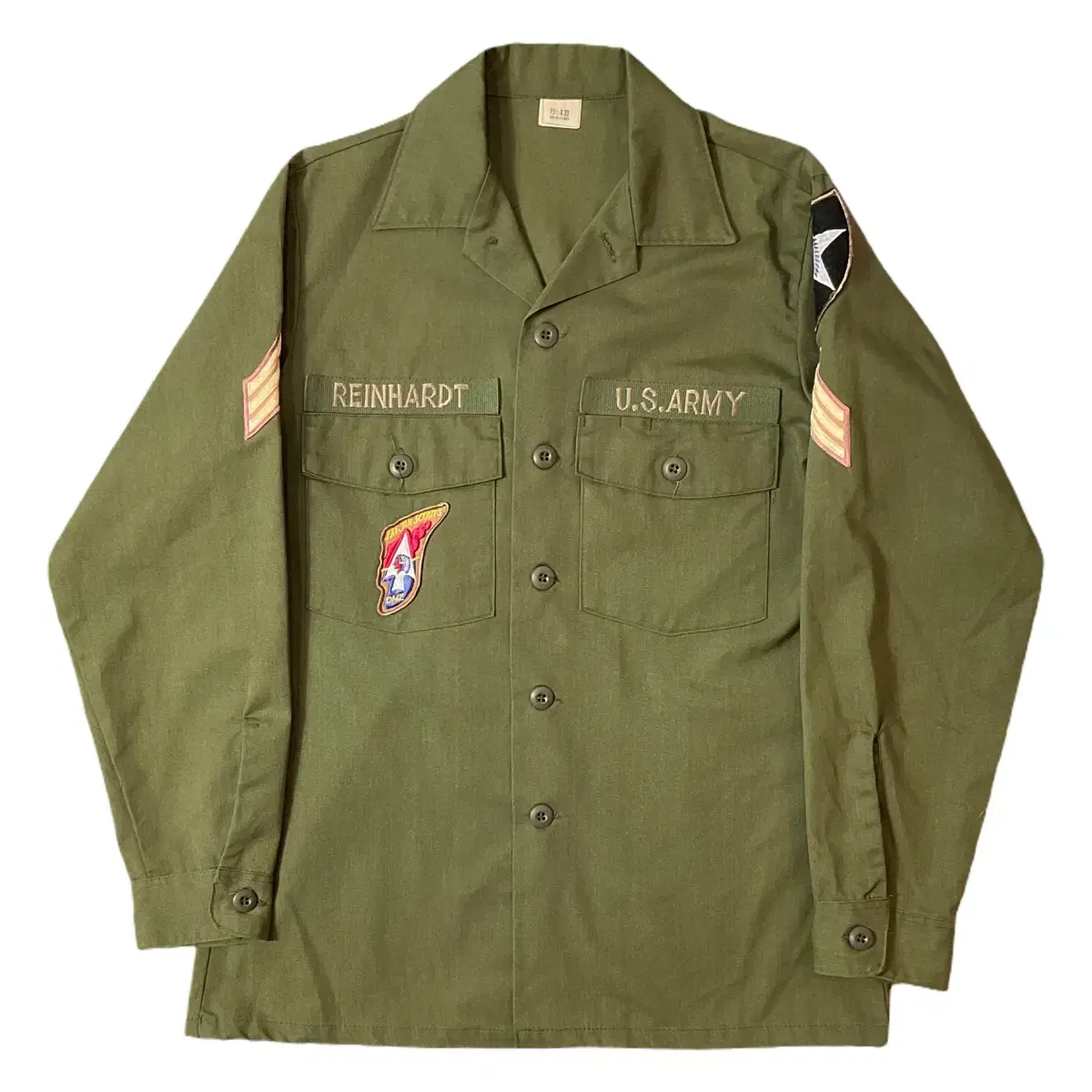 80s U.S Army 임진스카웃 OG-507 셔츠