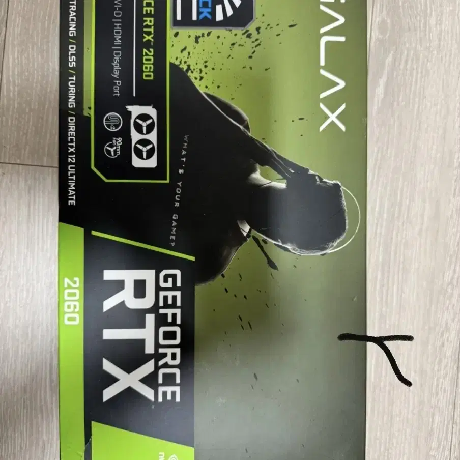 깔끔한 갤럭시 RTX 2060 6GB 풀박스 팝니다!!