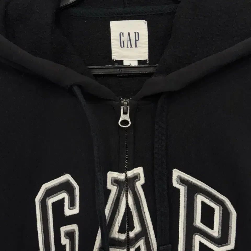 (정품) Gap 갭 블랙 후드집업