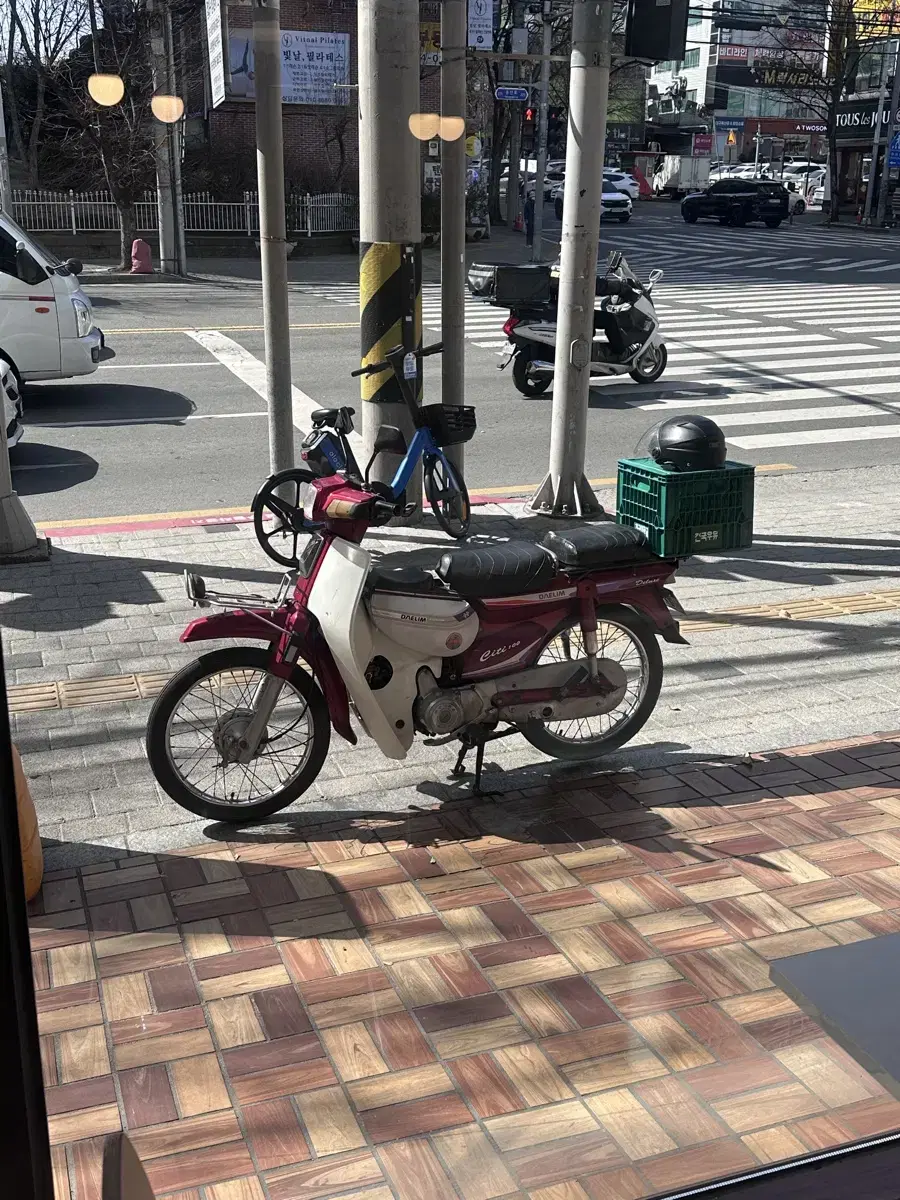 추가 구성 포함 대림 혼다 시티100 시티백 오토바이