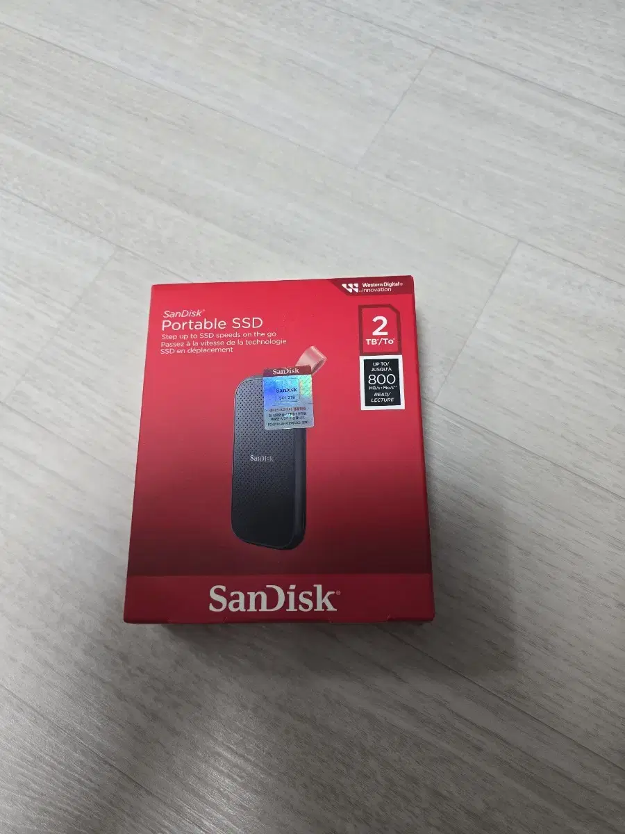 포터블 SSD Sandisk 2TB