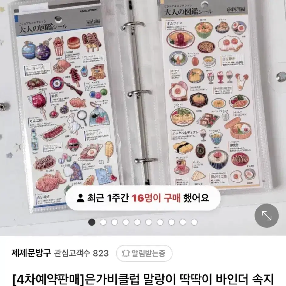 은가비클럽 딱딱이 바인더 양도 모챠모챠