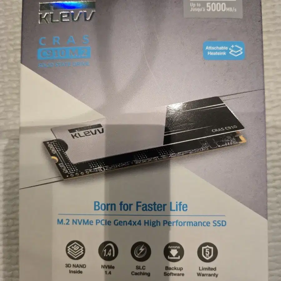 KLEVV C910 1TB Gen4 SSD 새것