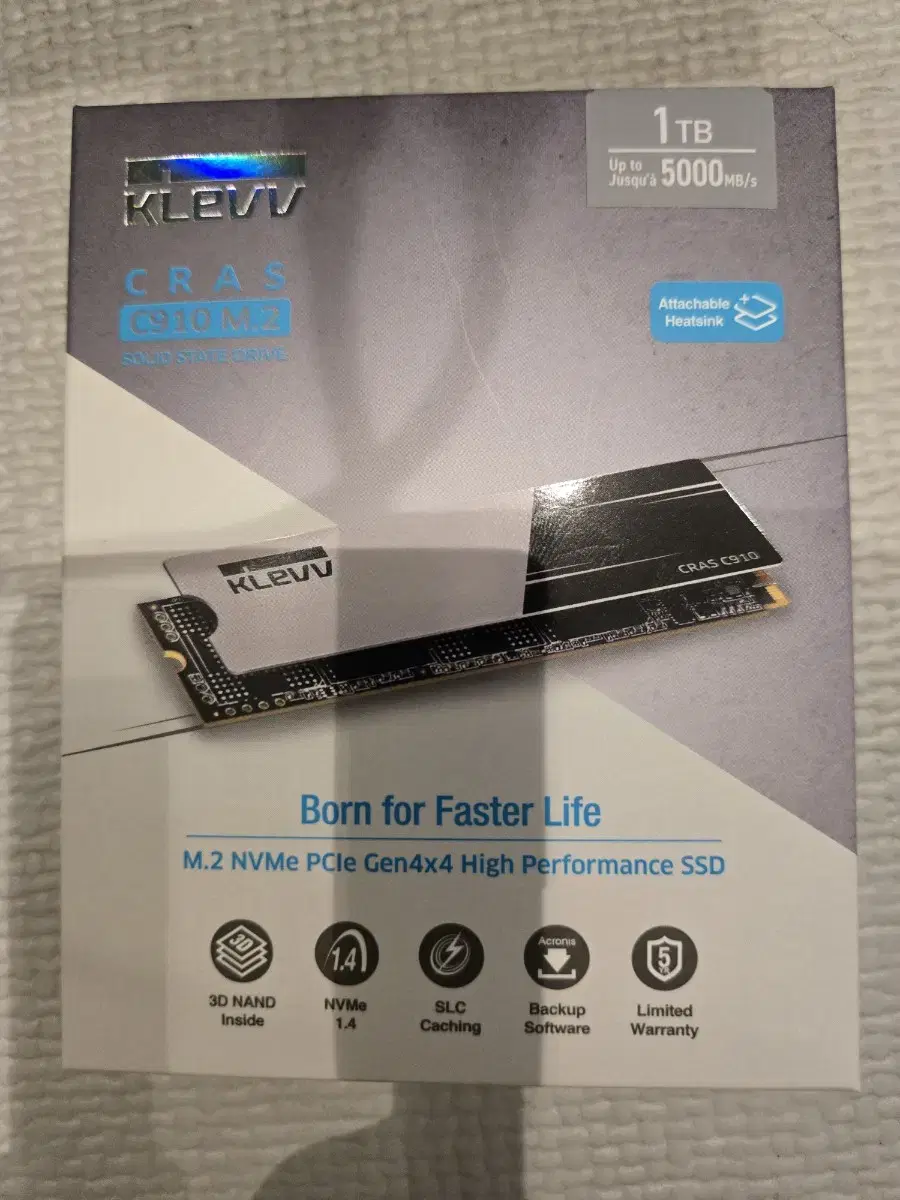 KLEVV C910 1TB Gen4 SSD 새것