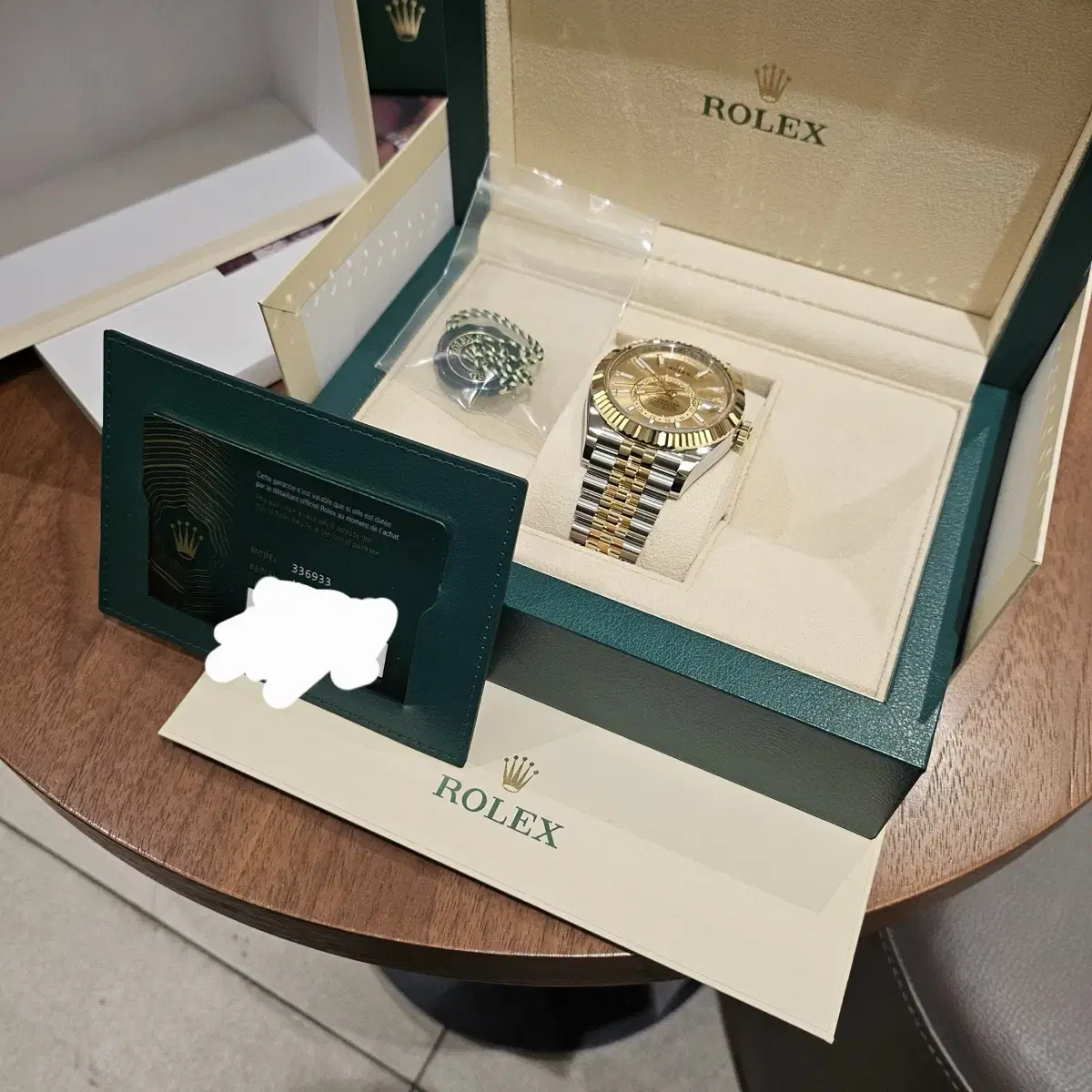 새상품) 롤렉스 Rolex 스카이드웰러 42mm (336933) 샴페품