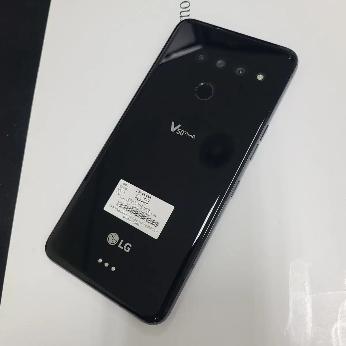 026535 LG V50 KT블랙128기가 게임폰 프로그램폰 어플폰 추천