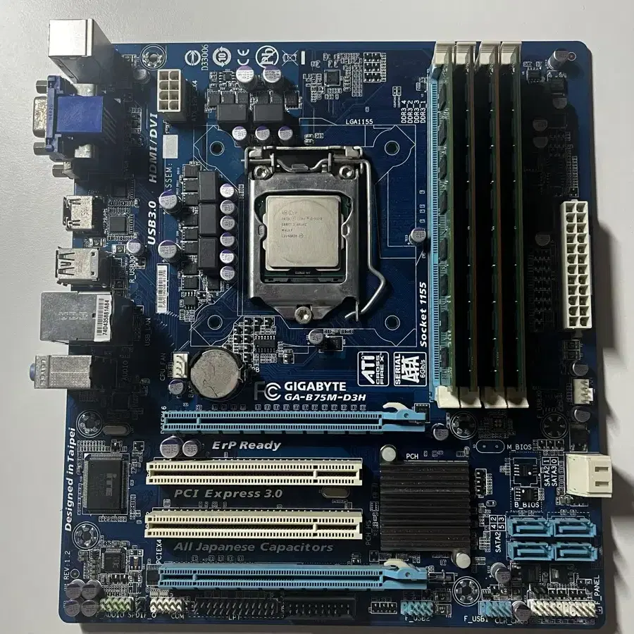 i5 3570 기기바이트 메인보드 ddr3 2gb(4개) 일괄 판매합니다