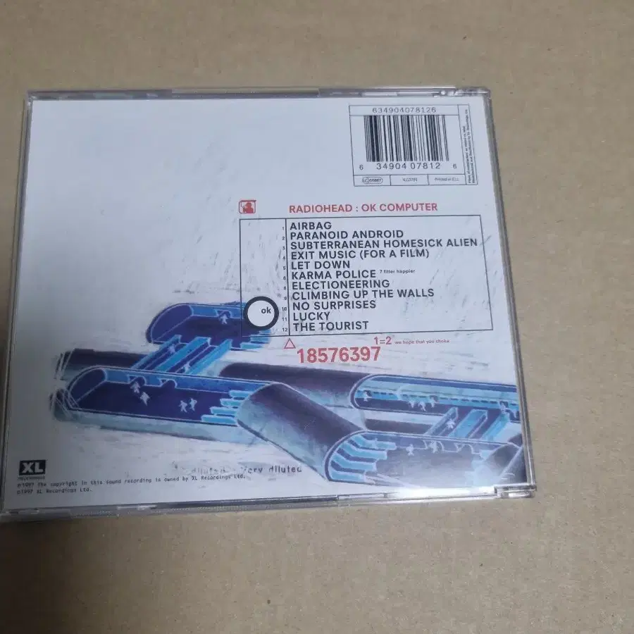 라디오헤드 OK COMPUTER CD