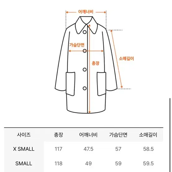 파사드 패턴 캐시미어 더블 코트 블랙 s사이즈