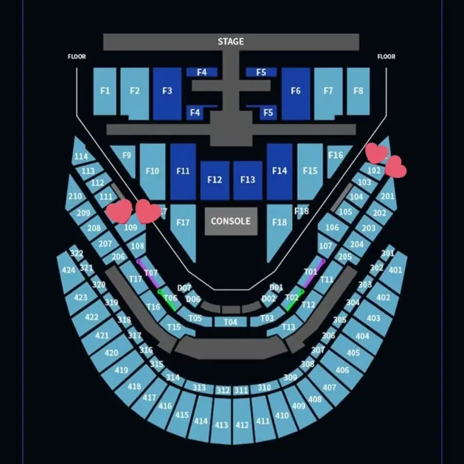 127 칠콘 1층 첫콘 nct127 엔시티127 더모멘텀 콘서트