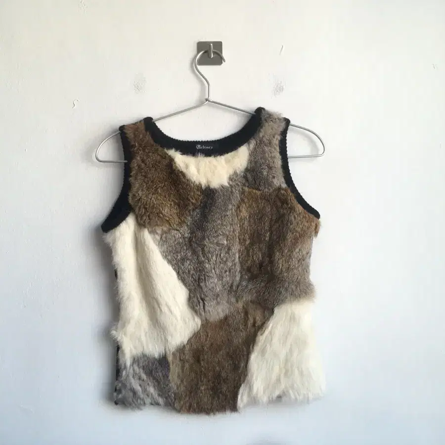 Jpn vintage fur knit vest