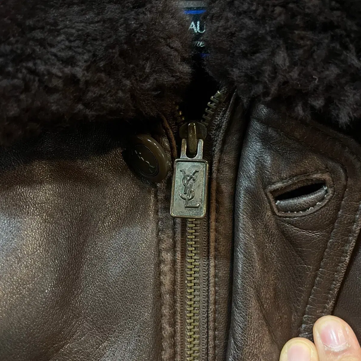 [L] YSL 넥터버 래더자켓