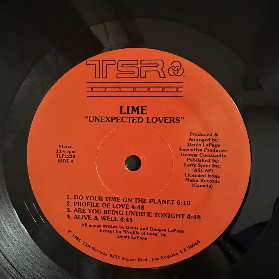 Lime -  Unexpected Lovers(LP)