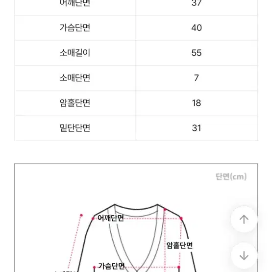 에이블리 크롭 니트 가디건